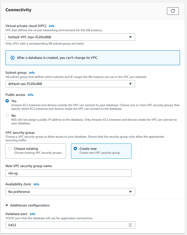 Migrate Postgres Database to AWS RDS using DMS 11 Connectivity