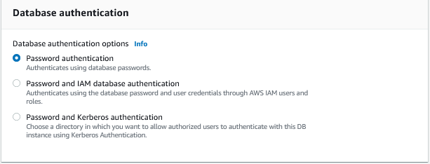 Migrate Postgres Database to AWS RDS using DMS 12 Database authentication